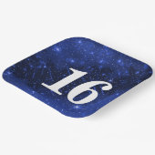 Assiettes En Carton Star Galaxy Pour 16ème anniversaire (Angulaire)
