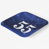Assiettes En Carton Star Galaxy Pour 55ème anniversaire (Angulaire)