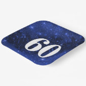 Assiettes En Carton Star Galaxy pour 60e fête d'anniversaire (Angulaire)