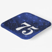 Assiettes En Carton Star Galaxy Pour 75ème Anniversaire (Angulaire)