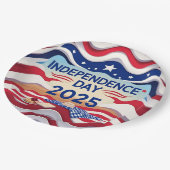 Assiettes En Carton Star-Studded Independence Day Bowls (Angle)