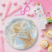 Assiettes En Carton Starfish Coastal Beach Theme Event Paper Plate (Fête)