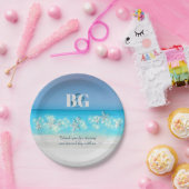 Assiettes En Carton Starfish paradis eaux bleues plage tropicale (Fête)