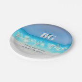 Assiettes En Carton Starfish paradis eaux bleues plage tropicale (Angle)