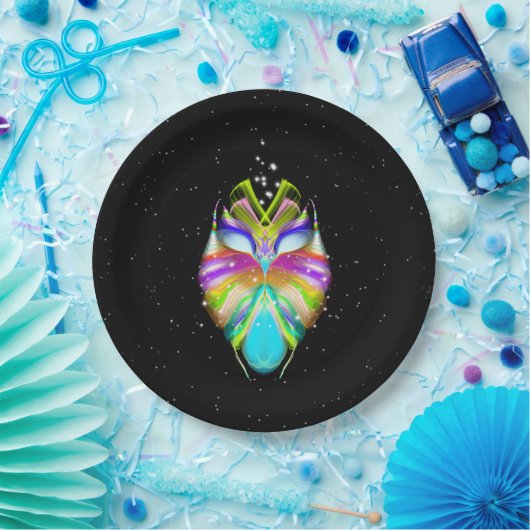 Assiettes En Carton Starlight Oracle Owl (Fête)