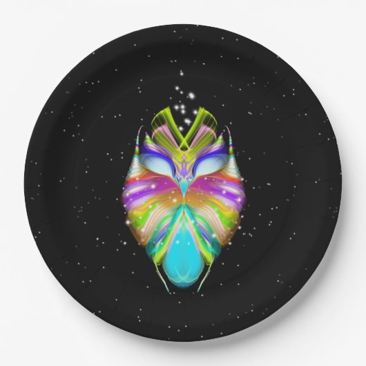 Assiettes En Carton Starlight Oracle Owl (Devant)