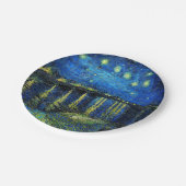 Assiettes En Carton Starry Night Over the Rhone par Vincent Van Gogh (Angle)