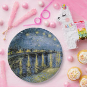 Assiettes En Carton Starry Night Vincent van Gogh (Fête)