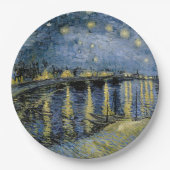 Assiettes En Carton Starry Night Vincent van Gogh (Devant)