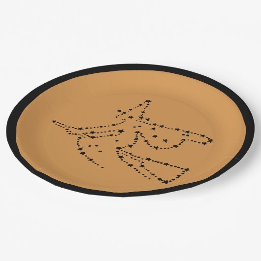 Assiettes En Carton Starry Witch (Angle)