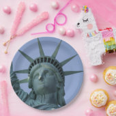 Assiettes En Carton Statue des plaques à papier de liberté (Fête)