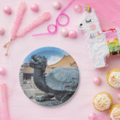 Assiettes En Carton Statue d'une tortue dans la Cité interdite - Pékin (Fête)