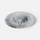 Assiettes En Carton Statue grecque classique Athéna (Angle)