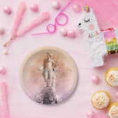 Assiettes En Carton Statue grecque classique d'Apollo (Fête)