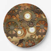 Assiettes En Carton Steampunk (Devant)