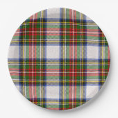 Assiettes En Carton Stewart Royal Dress Plaid Scottish Motif (Devant)
