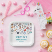 Assiettes En Carton Stock the Kitchen Bridal Shower Kitchen Utensils (Fête)