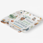 Assiettes En Carton Stomp Chomp Rawr Dinosaur Boy 1st Birthday (Angulaire)