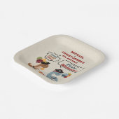 Assiettes En Carton Stomp Chomp Roar Pirate Dinosaur Twin Boy Annivers (Angulaire)