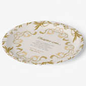 Assiettes En Carton Storybook notre prochain chapitre baby shower cont (Angle)