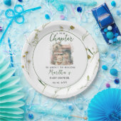 Assiettes En Carton Storybook Un nouveau chapitre sur commence Baby sh (Fête)