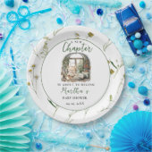 Assiettes En Carton Storybook Un nouveau chapitre sur commence Baby sh (Fête)