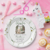 Assiettes En Carton Storybook Un nouveau chapitre sur commence Baby sh (Fête)