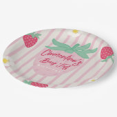 Assiettes En Carton Strawberry Berry First Paper Plate (Angle)
