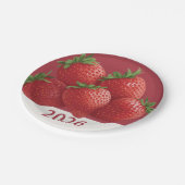 Assiettes En Carton Strawberry New Year's Eve Sweet (Angle)
