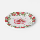 Assiettes En Carton Strawberry Red (Angle)