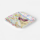 Assiettes En Carton Streamers & Confetti Soirée du Nouvel An (Angulaire)