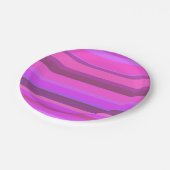 Assiettes En Carton Stripes (Angle)