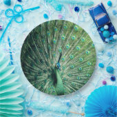 Assiettes En Carton Strut Peacock (Fête)