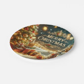 Assiettes En Carton stunning Merry Christmas (Angle)