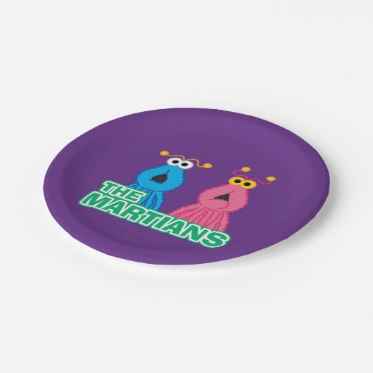 Assiettes En Carton Style Classique Martien (Angle)