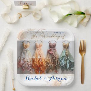 Assiettes En Carton Style de robe mariage