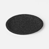 Assiettes En Carton Style en pierre noir moderne - l'espace (Angle)