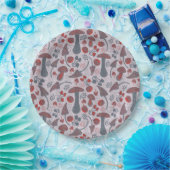 Assiettes En Carton Style Motif d'automne unique (Fête)