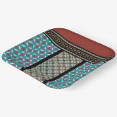 Assiettes En Carton Style Patchwork mexicain 3 (Angulaire)