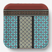 Assiettes En Carton Style Patchwork mexicain 3 (Recto)