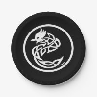 Style tatouage Dragon blanc