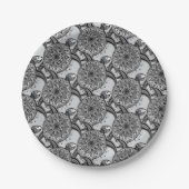 Assiettes En Carton Style Turtle Motif (Devant)