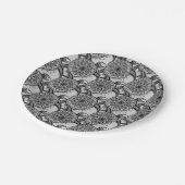 Assiettes En Carton Style Turtle Motif (Angle)