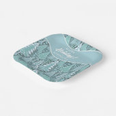 Assiettes En Carton Stylisé Coastal Christmas Trees Motif#6 ID1009 (Angulaire)