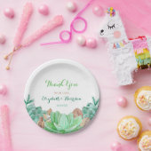 Assiettes En Carton Succulent Bouquet Mariage botanique (Fête)