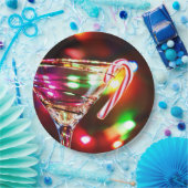 Assiettes En Carton Sucre de canne En Verre Martini (Fête)