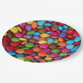 Assiettes En Carton Sucrerie de bouton (Angle)