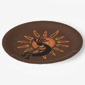 Assiettes En Carton Sud-ouest du désert de Kokopelli Soleil 9 pouces (Angle)