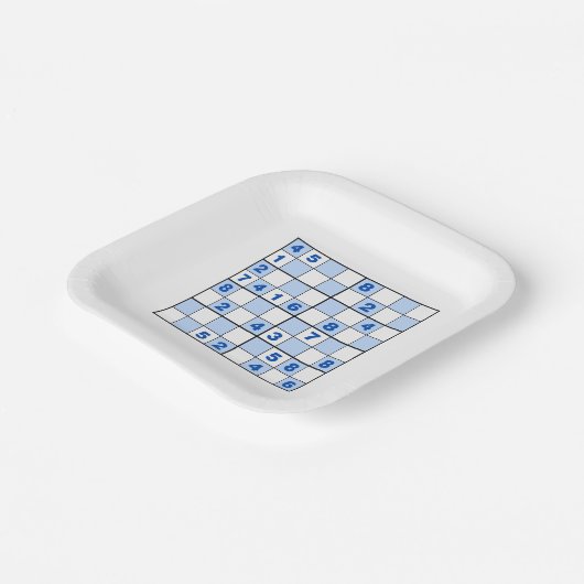 Assiettes En Carton Sudoku Puzzles (Angulaire)