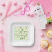 Assiettes En Carton Sudoku Puzzles (Fête)